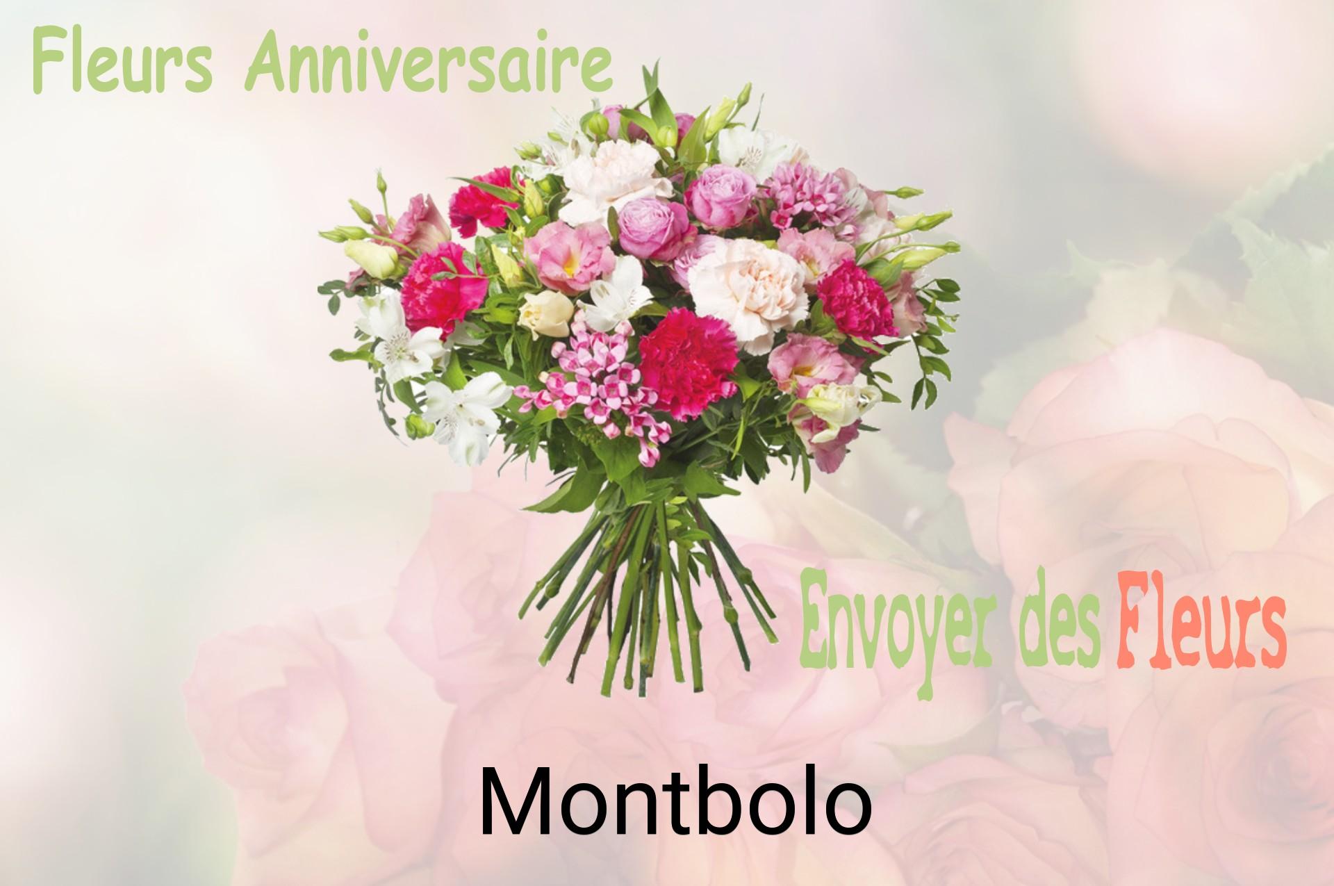 Bouquet de fleurs d’anniversaire livré à Montbolo